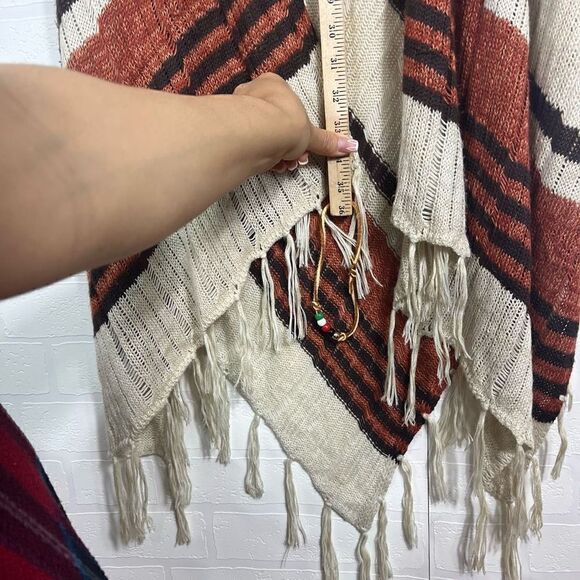 One World Womens Knit Cardigan Size XL Striped Sleeveless - Picture 10 of 16